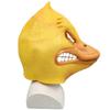 2022 Angry Duck Face Cover Latex Funny Cartoon Animal Head Face Cover Halloween Party Cosplay Prop