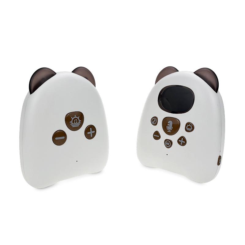 Voice Intercom Baby Monitor 2.4Ghz Wireless Long Range  Audio Sender Reciever Lullaby Temperature Display Nanny Cam V50