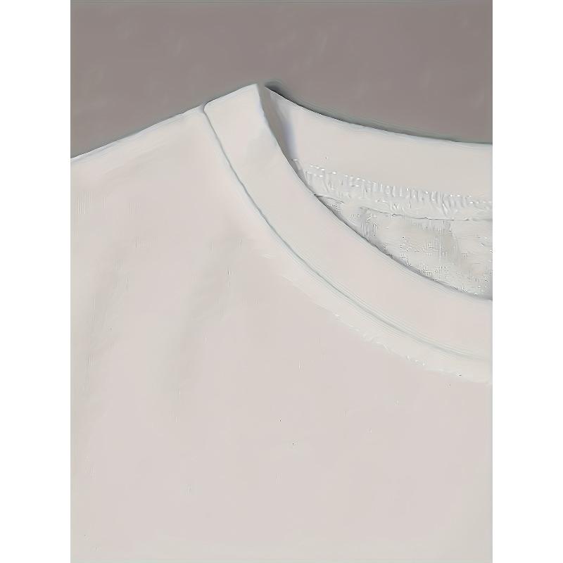 European Size European Size Pattern Theme Printed Fit Round Neck Fashion Women'S Short Sleeve