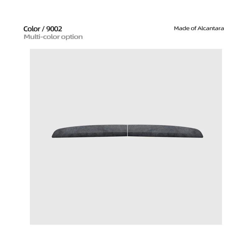 Car Front Dashboard Central Control Trim Strip Made of Alcantara Suede For Tesla Model 3 Highland 2024 Dashboard Cover Interior