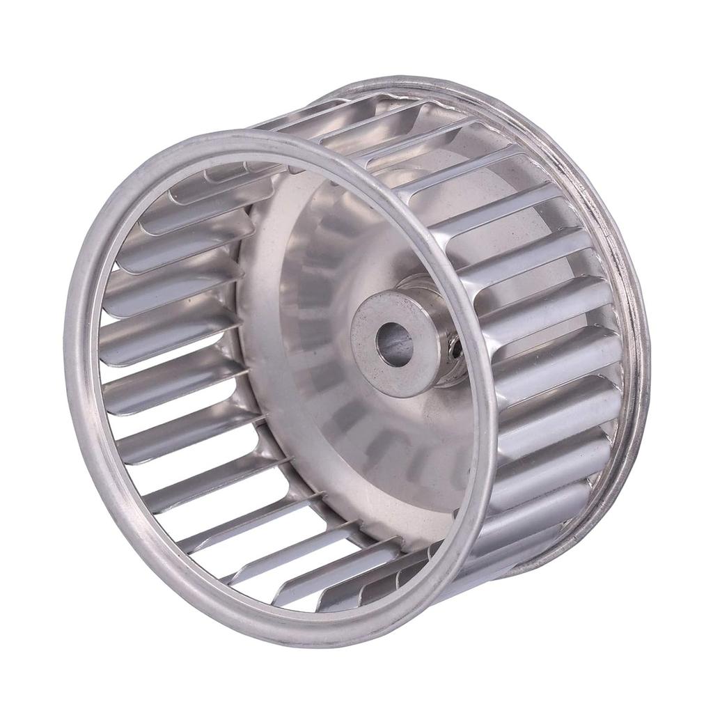 Girante per Ventilatore Centrifugo, Multi-Pala, Lamiera Zincata, Diametro 96mm, Altezza 48mm, Direzione A, Fissaggio a Vite, Compatibile con Radiatore, Desktop,