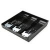 Black ABS Plastic Cash Register Insert Tray Metal Clip Money Tray Cash Drawer Insert Tray  Store