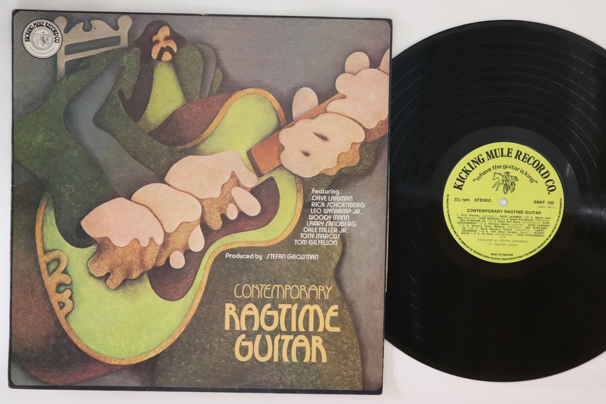 

LP Record VARIOUS Contemporary Ragtime Guitar SNKF100 KICKING MULE 1973 UK Blues Used
