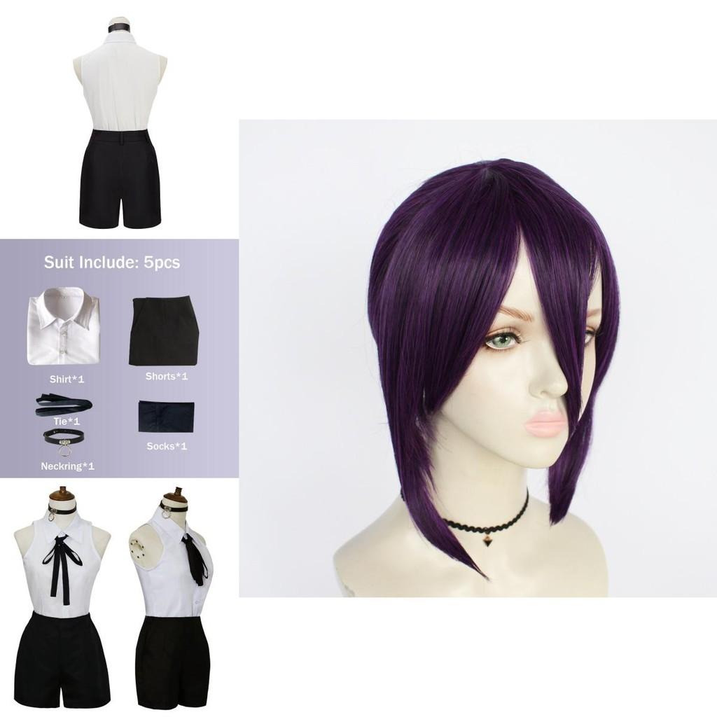 Eye-catching Anime Chainsaw Man Reze Cosplay Costume With Perfect Stitches For Halloween Fun