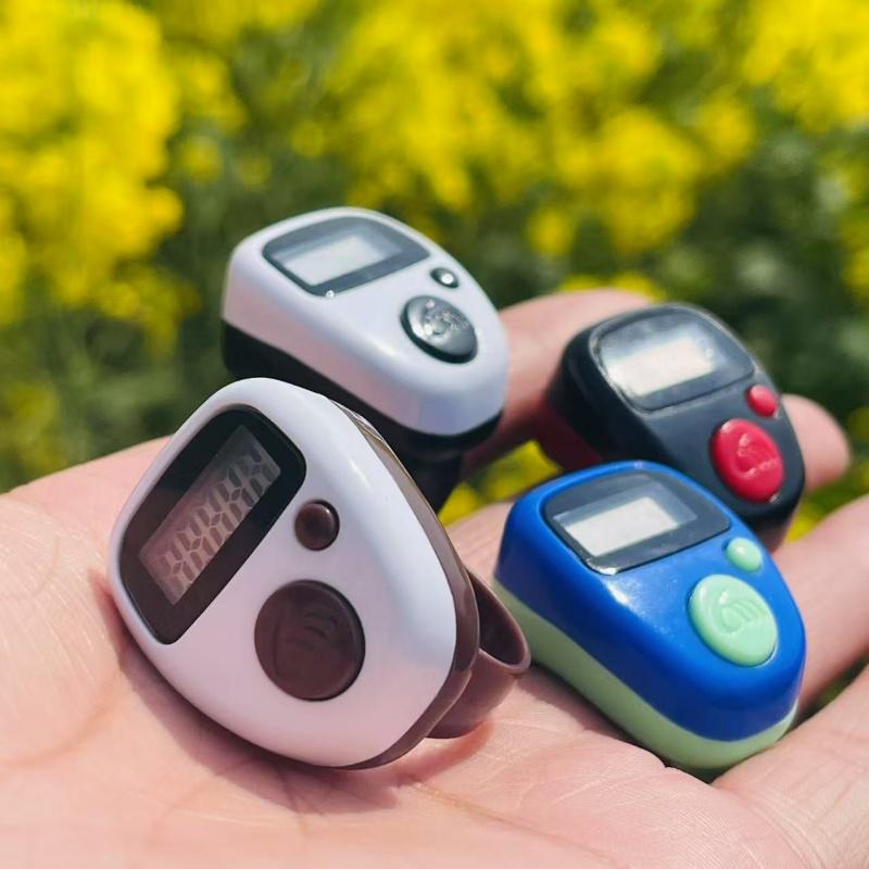 Digital Finger Ring Counter with Night Light & Large Display for Tally Counting