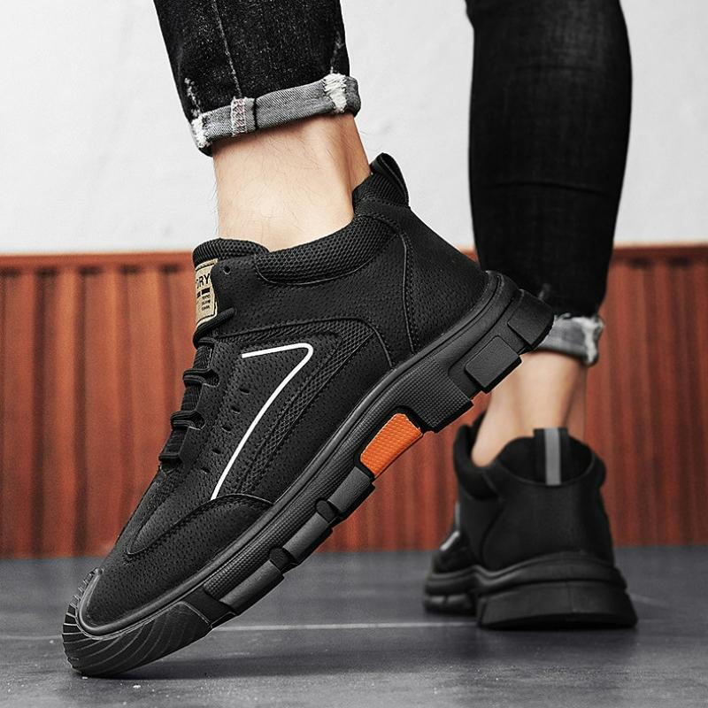Fashion Men's Sneakers Fashion Casual Shoes For Men Outdoor Wear-resistant Hiking Shoes New Working Safety Shoe Man Zapatillas De Hombre