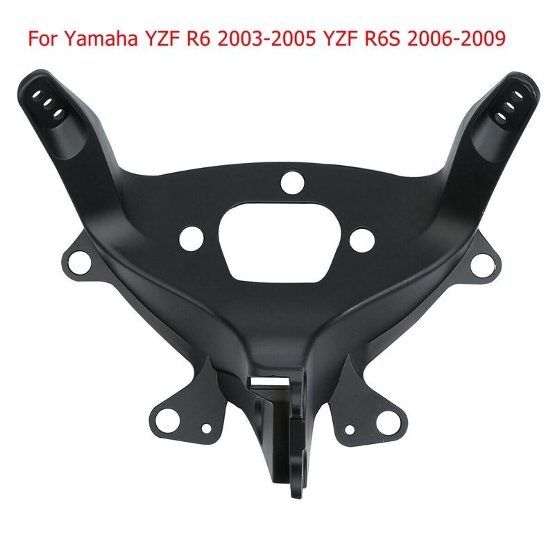 Motorcycle Aluminum Black Front Headlight Fairing Bracket For Yamaha R1 2002-2014 R6 1999-2016 Honda CBR600RR 1000RR 2003-2006