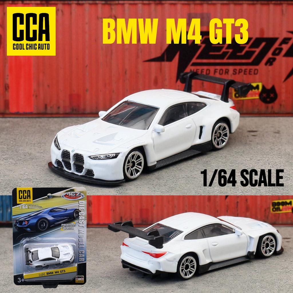 ACD1 1/64 BMW M4 GT3 Toy Car Model CCA MSZ 1:64 Diecast Vehicle Miniature Free Wheels Collection Suitable for Hot Wheels Gift Kid