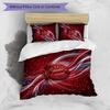 Bayern Munich Pattern Printed 3PCS Bedding Set Soft Skin-Friendly Washable Duvet Cover & Pillowcases Set All Season Bedroom