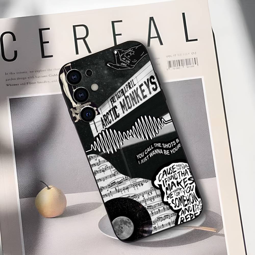 A-Arctic M-Monkeys Band Telefoonhoesje Voor Samsung S25,S24,S21,S22,S23,S30,Ultra,S20,Plus,Fe,Lite,Zwart Zacht Hoesje