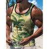 3D Print Tank Tops Men's Fashion Streetwear Vest Oversized Sleeveless Tank Top Bodybuilding Fitness Gym Man Clothing