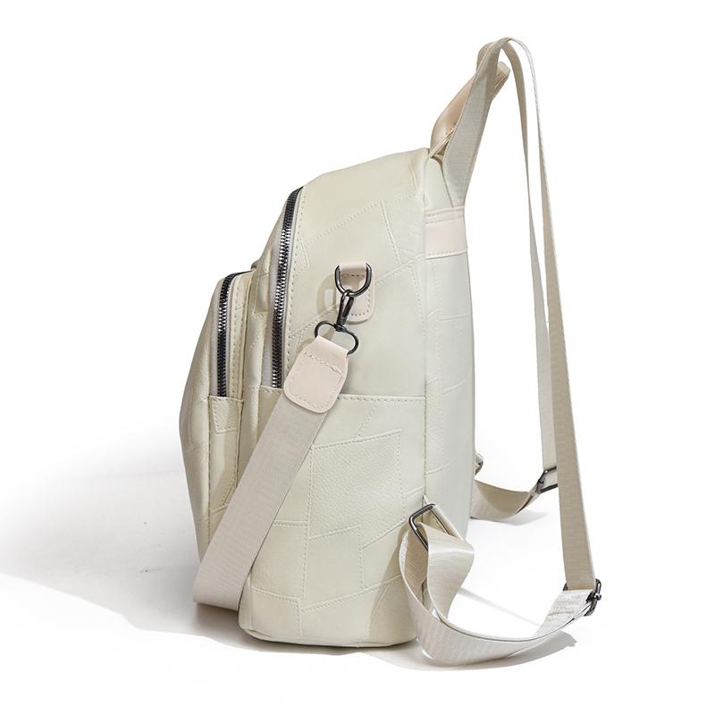 Мягкий кожаный женский рюкзак — фото 12