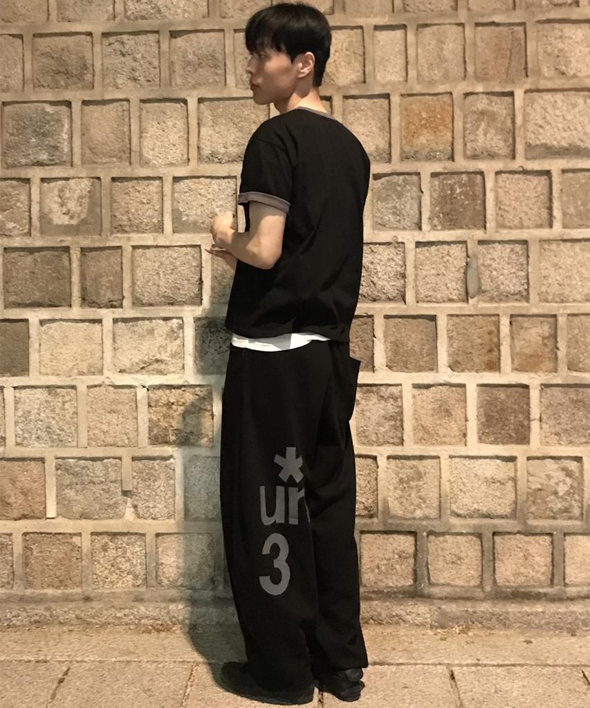 Eontaiteulseoul Untitle Symbol Balloon Sweatpants Black