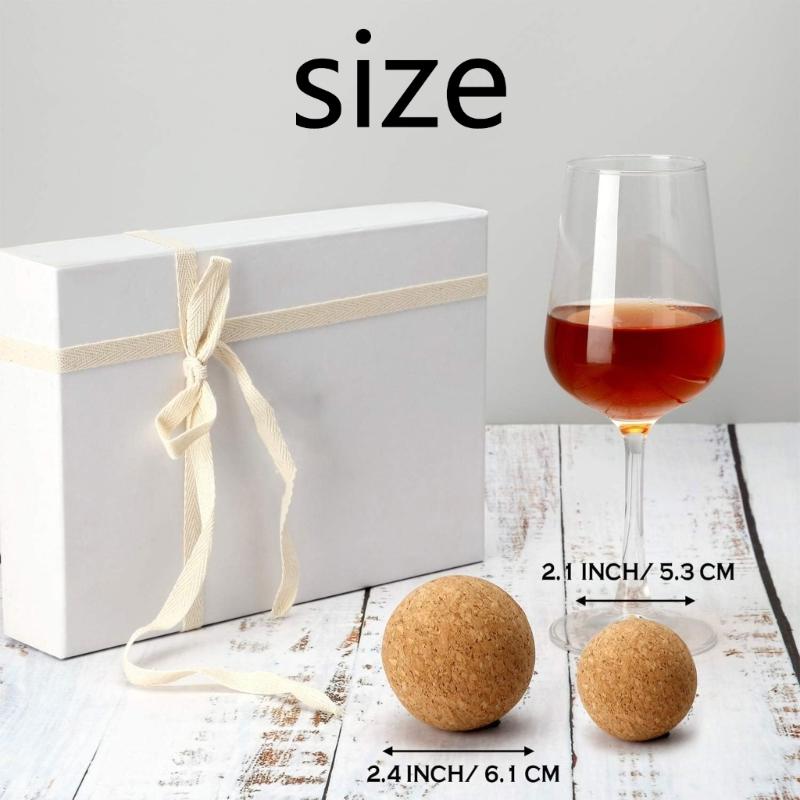 Confezione da 2 Tappi in Legno per Bottiglie di Vino Conserva Freschezza Tappi per Bottiglie di Vino Texture del Sughero Regalo per Appassionati di Vino