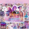 Kpop Demon Hunters Decorative Sticker Pack With Waterproof Print For Planner And Water Bottle