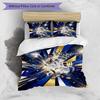 Set Lenzuola 3 Pezzi Stampato Jude Bellingham Traspirante Copripiumino con Federe Biancheria da Letto Decorativa per Camera da Letto Casa