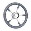 Boat Accessories Marine 13 Inch stainless steel 5 Spoke Destroyer Steering Wheel with Black Foam