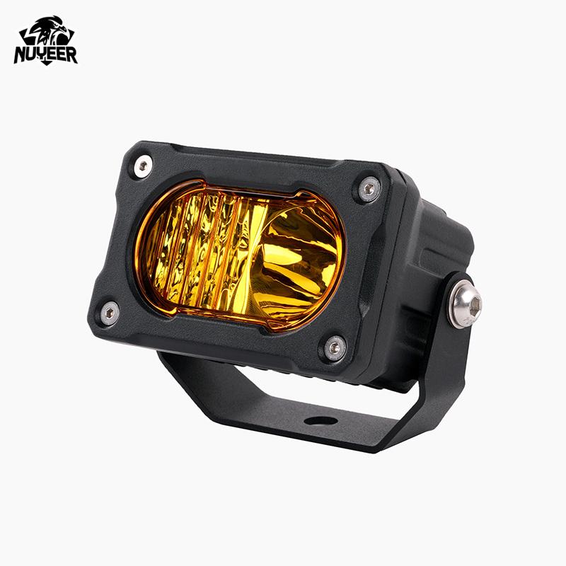 Square Mini 20w High Power Led Work Lamp 12v 24v Offroad Utv Atv Led Driving Light Truck Tractor Trailer 3 Inch Pods Combo Light