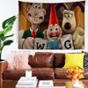 WWallace und GGromit Bedruckter Großer Wandteppich Kunst Science-Fiction Zimmer Heimdekoration Dekoration Decke