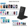 Magnetic Fast Wireless Charger Station For Magsafe iPhone 16 15 14 13 12 Pro Max Desktop Foldable Smartphone Charging Stand Dock
