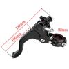Motorhead Clutch Universal Brake Motorcycle Handlebar Short Replacement Lever, Lever, Aluminum, Black,