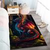 Colorful dragon in fantasy forest Carpet for Living Room Bedroom Bedside Floor Mat Cloakroom Child Play Mat Area Rug Large Size