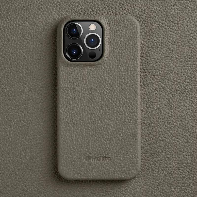 Melkco Genuine Leather Phone Case for IPhone 16 Pro Max 17 16e 15 Plus 14 13 Mini 12 11 X Xs Max First Layer Cowhide Hard Cover