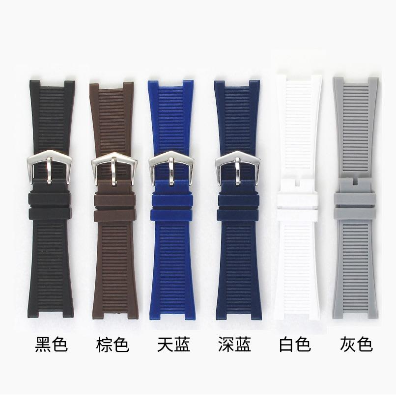 High Quality Silicone Rubber Watchband For Patek Philippe Nautilus Series 5711 5712 5980 Waterproof Watch Strap Bracelet Male