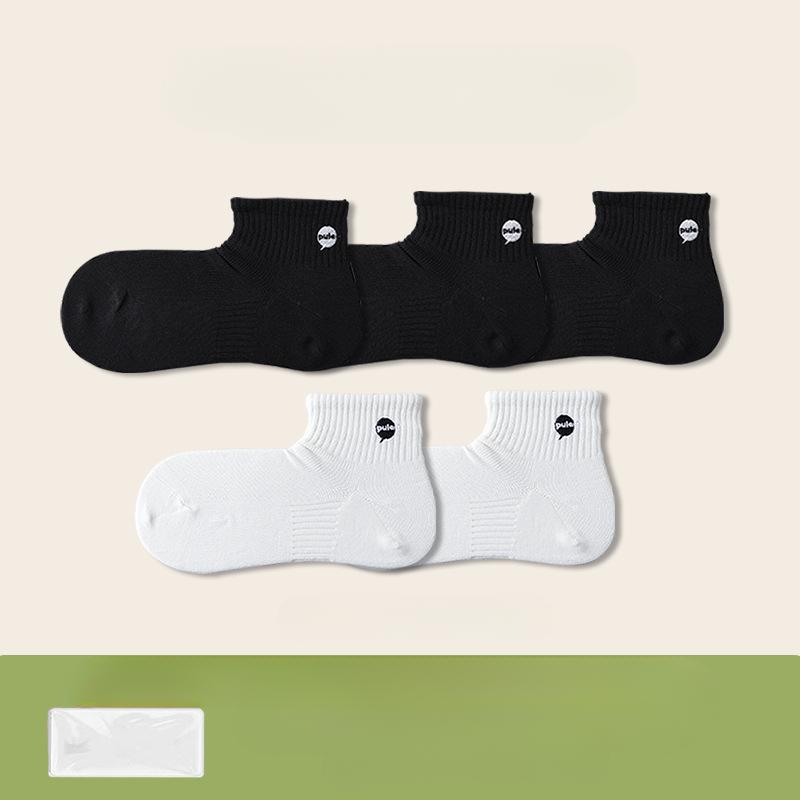 

5 пар мужских носков-лодочек из чистого хлопка с дышащей сеткой, короткие, с защитой от запаха, антибактериальные, весна-лето, прямой угол 5 Pairs