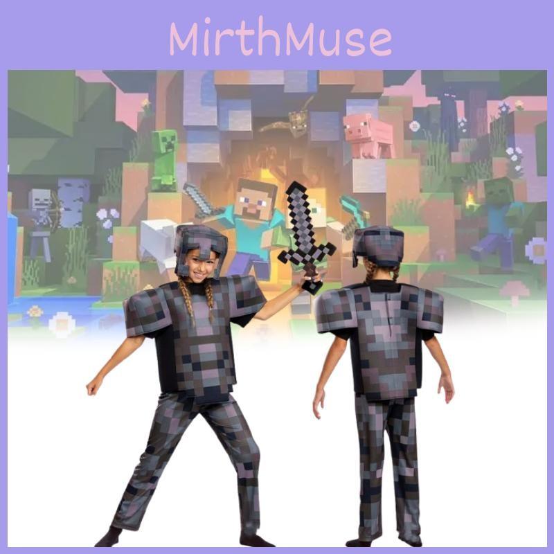 Diamond Halloween Minecraft Armor Series Cosplay Character Performance Costumes