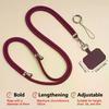 Cordino a tracolla Collana Cinturino Universale per Cellulare Regolazione Lunga Corda Appesa con Clip Cordino Anti-Smarrimento