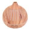 Essential Oil Diffuser Humidifier with Colorful Lights Wood Grain Quiet Remote Control Auto Shut