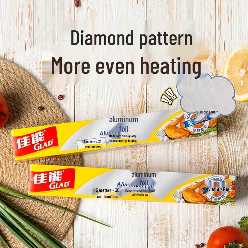 Glad Food Grade Heavy-Duty Aluminum Foil