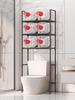 Floor-Standing Bathroom & Kitchen Storage Rack - Punch-Free Design