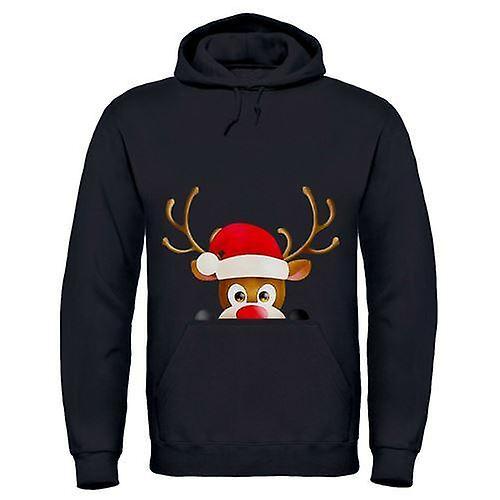 Adults Xms1 "hiding Reindeer" Hoodie