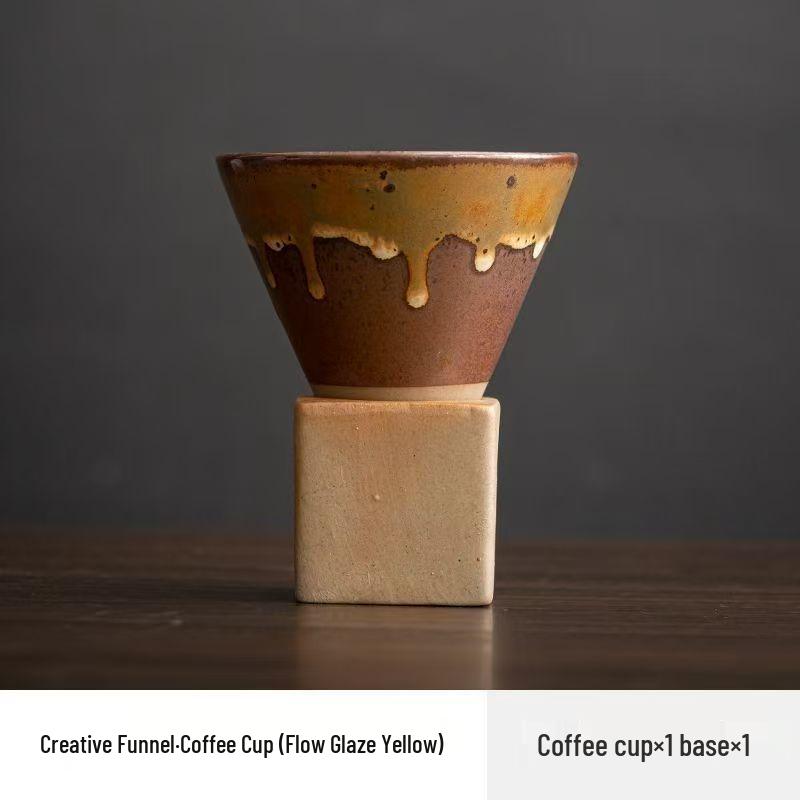 Japanese Retro Ceramic Latte Art Mug