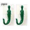 Bathroom Towel Holder 2PCS Chili Adhesive Hooks, Cute Decorative Punch-Free Wall Hangers, Heavy Plastic Hooks for Decor Duty Seamless Storage Kitchen