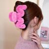 Hair Claw Fashion Plush Big Crab Hair Clip Women's Back Clip For Thick Hair Cute Plush Ponytail Hair Accessories 14cm Large