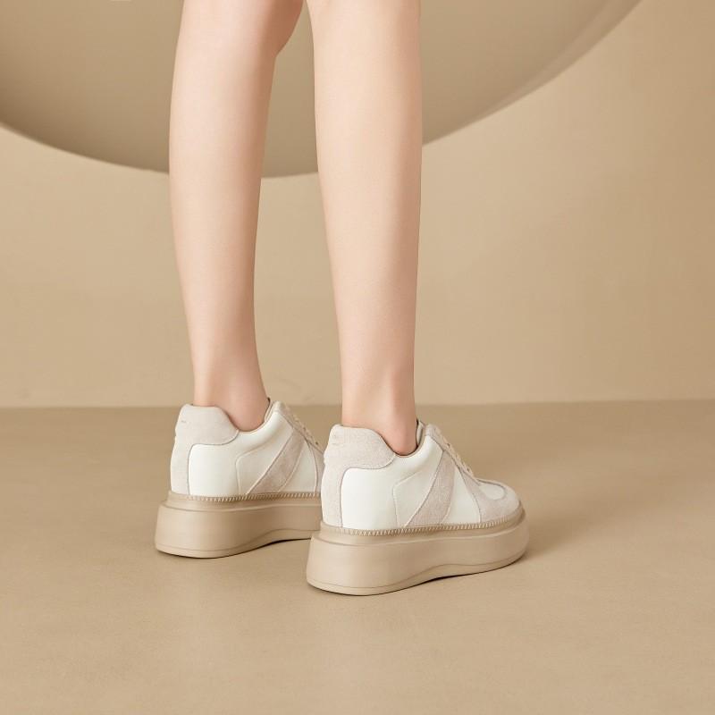 8cm Binnenhoogte Dames Platform Schoenen in Duitse Stijl - Lente Sportsneakers