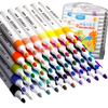 M&G Hot Sale Acrylic Markers 24/36/48 Colours Watercolour Pens Stationery Set for Schools Offices Promotional Art Markers