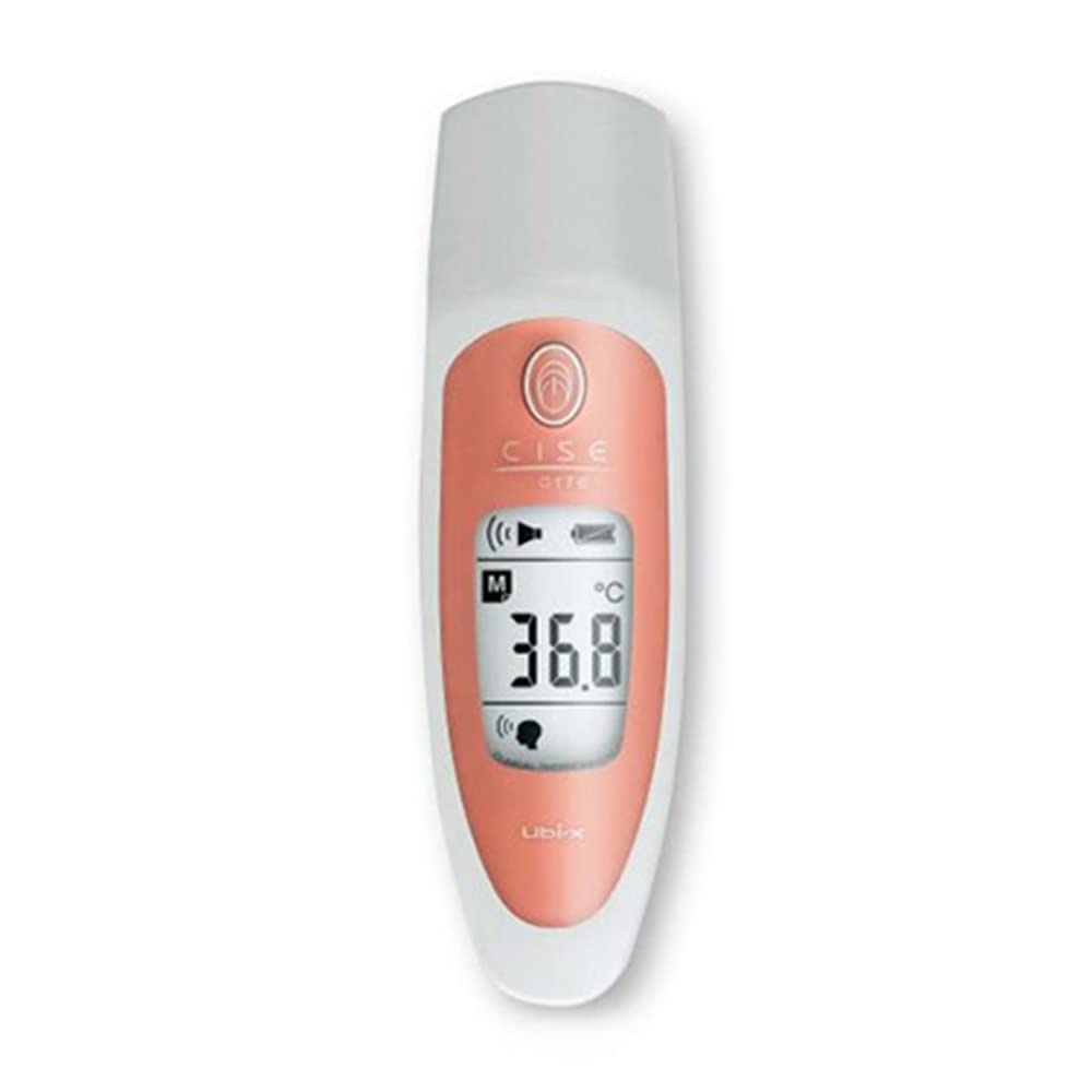 

Инфракрасный термометр Ubix с розовой подставкой, память на 1 измерение, CISE-01/PK розовый