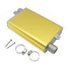 24mm Muffler Silencer S Curved Air Diesel Parking Heater Exhaust Pipe Aluminum Alloy For Car Truck VAN for Webasto Eberspacher