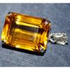 A++ CERTIFIED 925 Sterling Silver 42 Ct NATURAL Yellow Topaz Gemstone Pendant NS-543