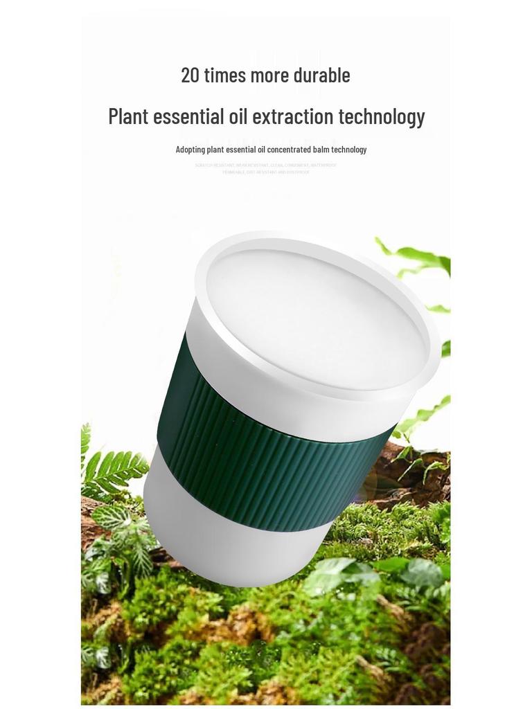 Car Coffee Cup Aroma Diffuser: Long-Lasting Essential Oil Fragrance, Odor Remover, and Freshener.