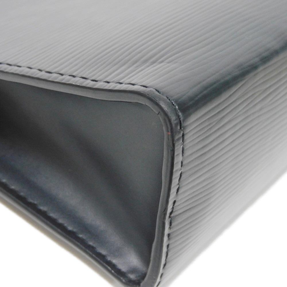 Used 12564 Voyage MM Pochette M81326 7931 LV logo black business bag with RFID IC chip epi noir men's from Japan