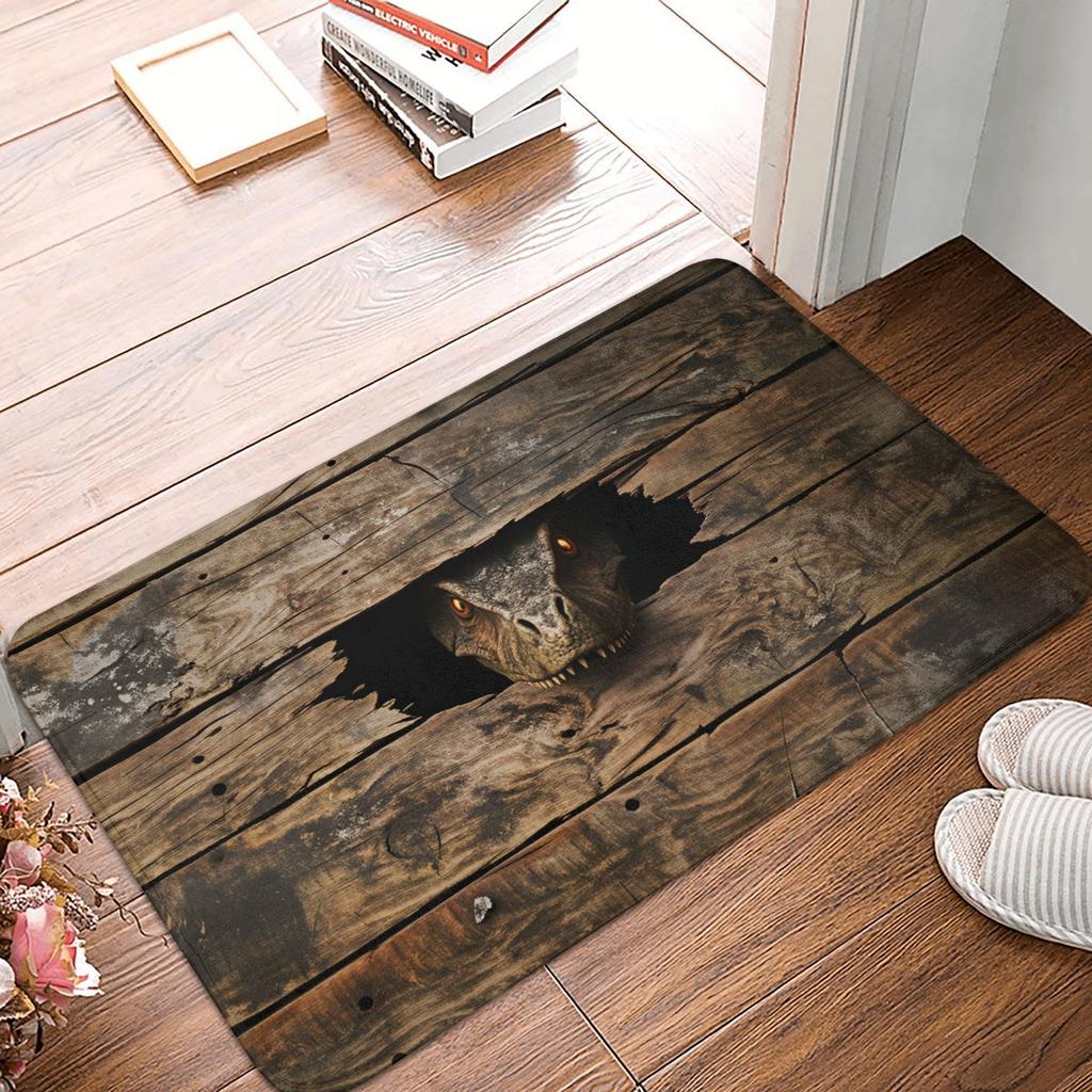 3D Design Of Dinosaurs In Caves Front Door Floor Entrance Mat Indoor  Kitchen Bath Doormat Garden Carpet Rug