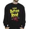 Netflix Mens Stranger Things You Better Run Sweatshirt