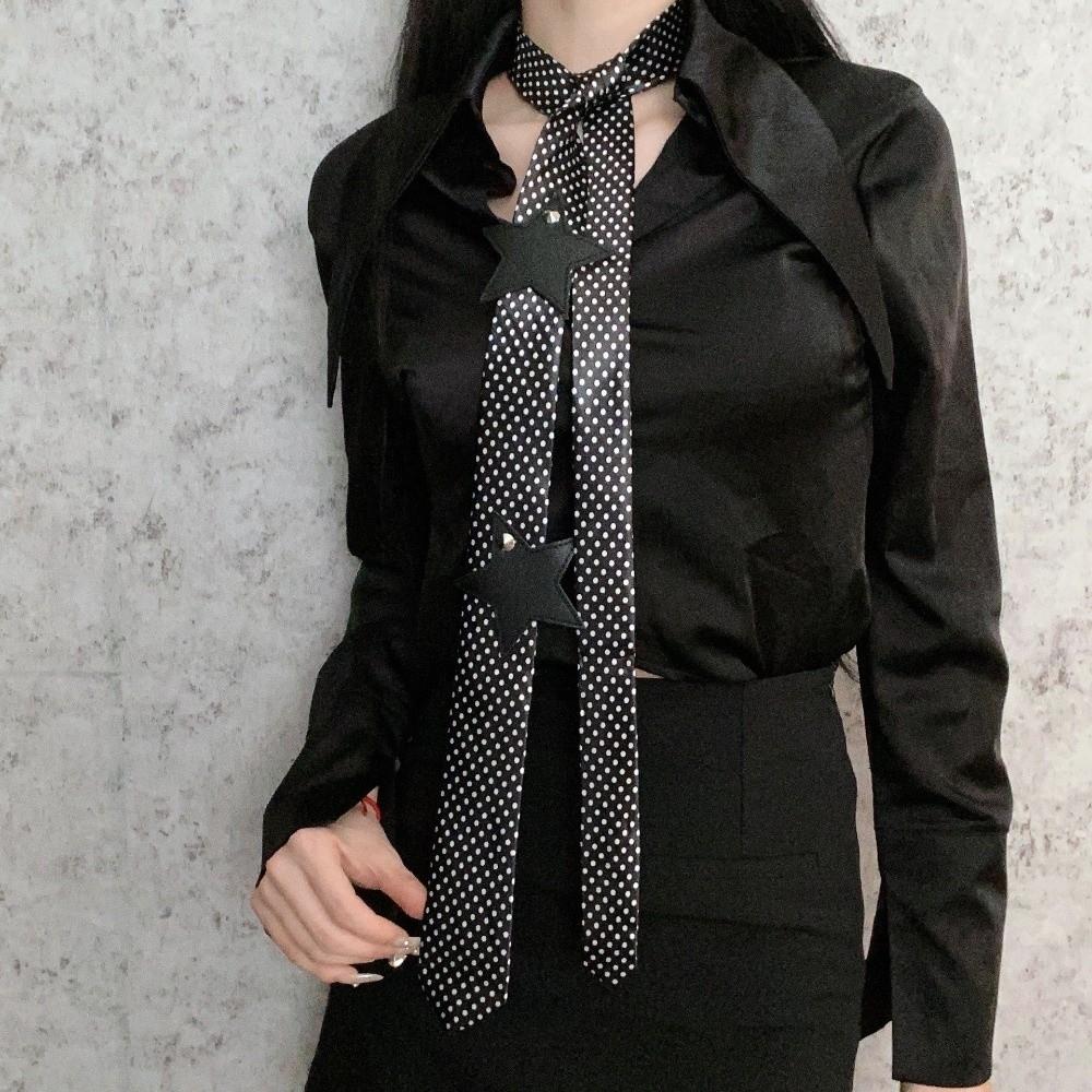 Elegant Leopard Print Scarf Spicy Girl Long Vintage Scarf Niche Design Scarf Hairband  Woman