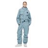 Unisex Waterproof One-Piece Ski Suit, Loose Fit, American-Style, Warm for 24-25 Snow Season