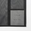 MUJI Nylon Mesh Vertical Document Case with A4 84444623 Dividers, Size, Black,